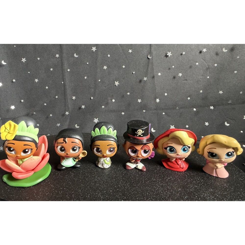 Princess and the Frog Doorables Set of 6 Disney Mini Figures Lot